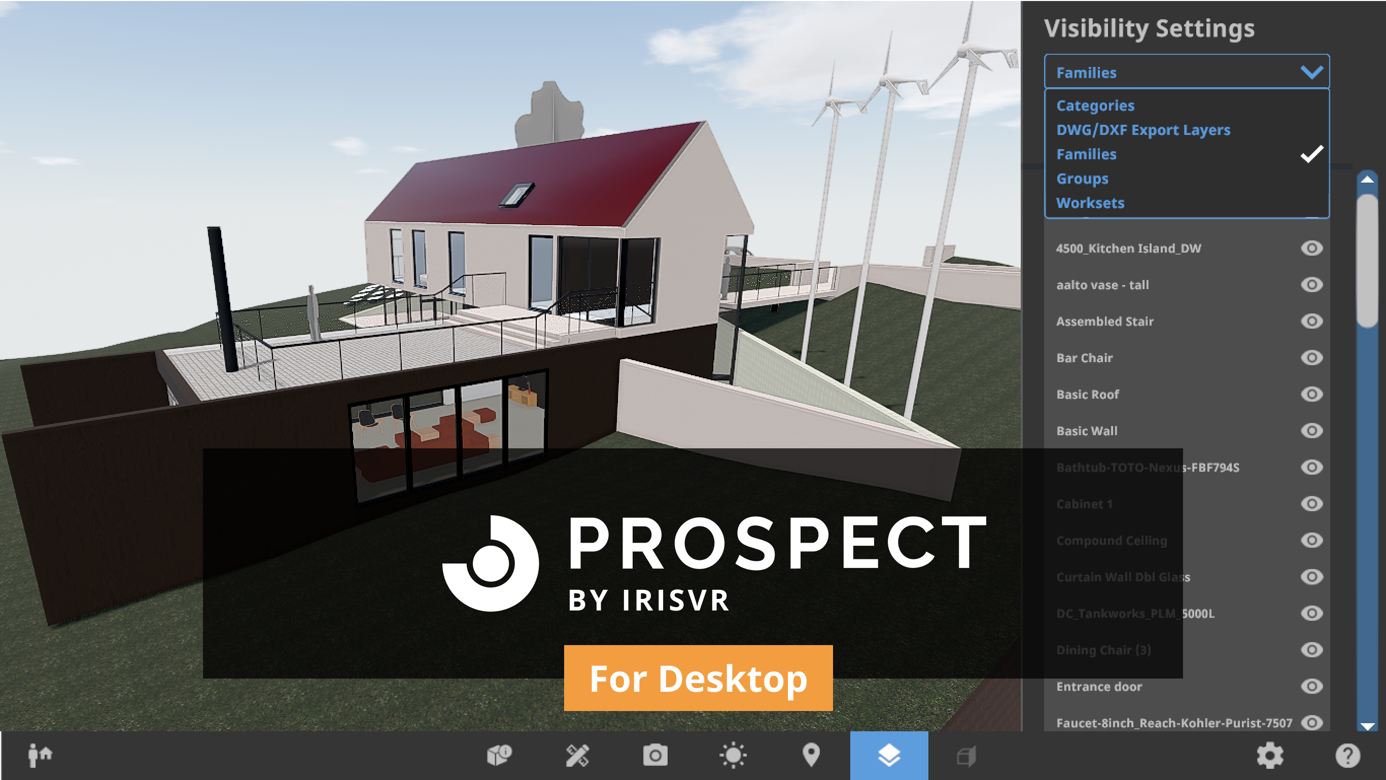 Prospect for Desktop BIM Geometry Visibility