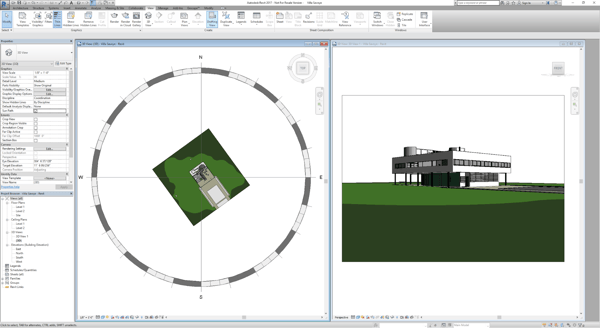 Location Data Villa Savoye in Revit