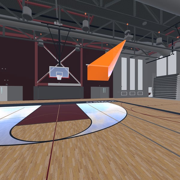  The Romeo High School Gym, captured from within Prospect. You can view this panorama in  Scope  using the share code  24KJ5W .  