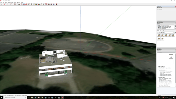 Villa Savoye SketchUp Location