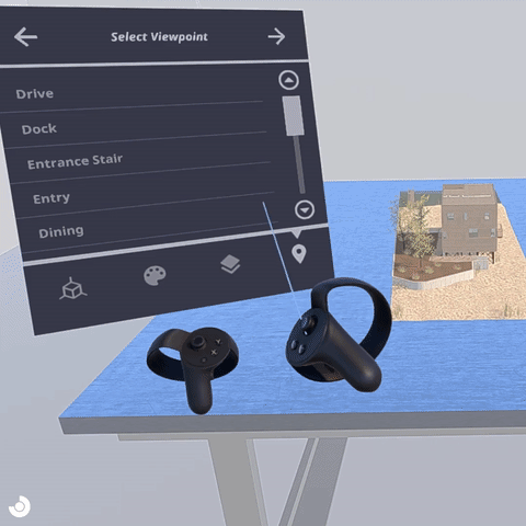 Viewpoints in VR SketchUp