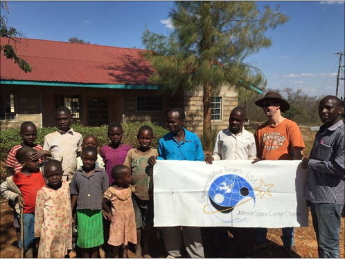 EWB-JSC during their first assessment trip to Kenya in September 2015 with some of the young boys who live at the Rescue Center.