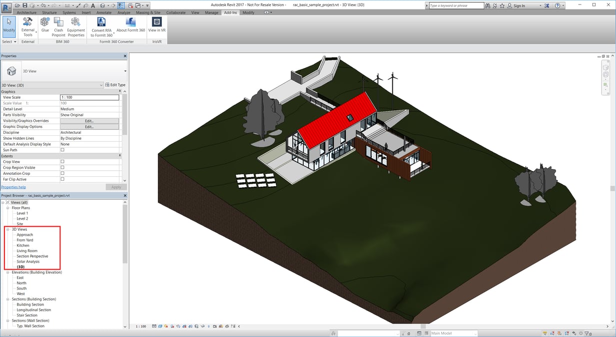 Как создать новый план в revit