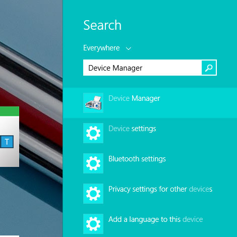  1. Tap the  Windows  key on your keyboard and start typing  Device Manager.  Select Device Manager when it pops up. 